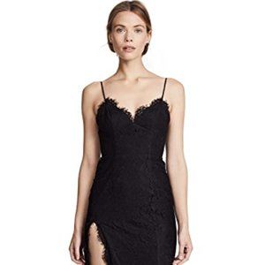 Fame and Partners Black Lacey Dress - size small